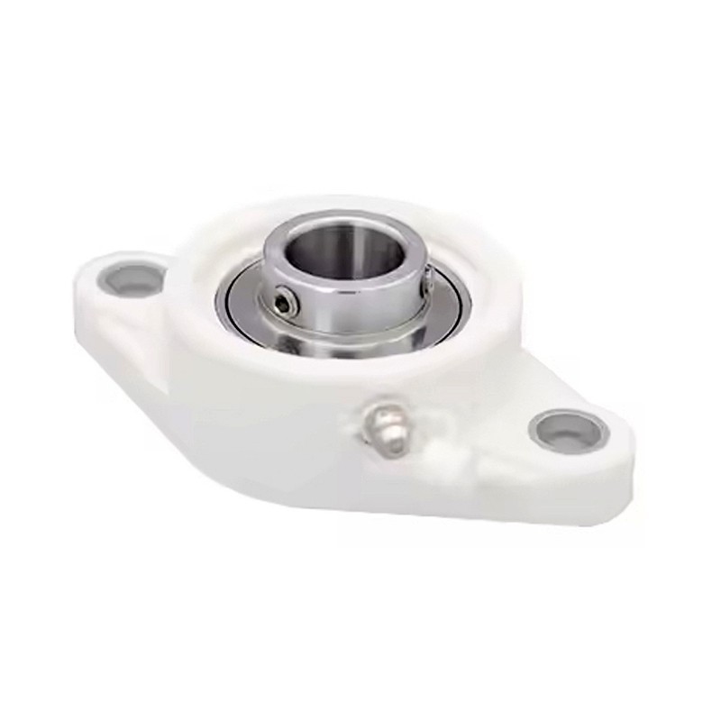 SOPORTE TERMOPLASTICO TL UCFL 202 BLANCO + ROD CROMO