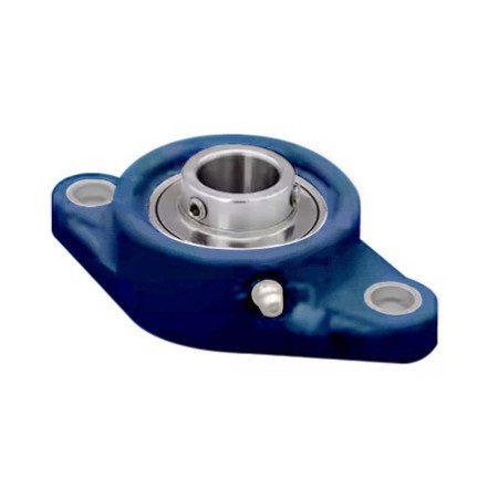 SOPORTE TERMOPLASTICO TL UCFL 205 AZUL + ROD INOX