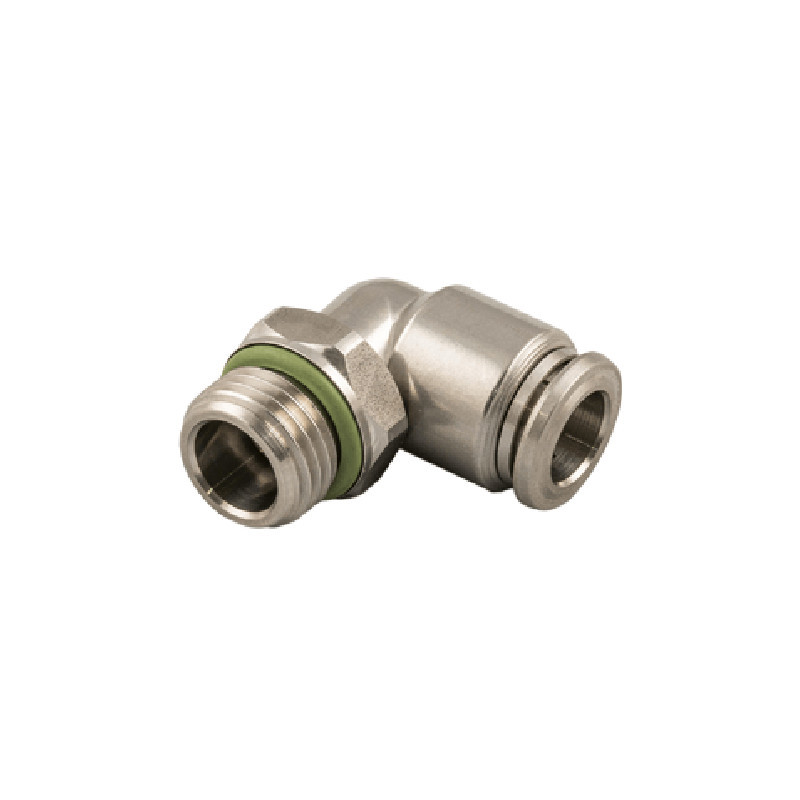 RACOR A L ORIENTABLE MACHO INOX 8 X 3/8 CILINDRICO CON TORICA