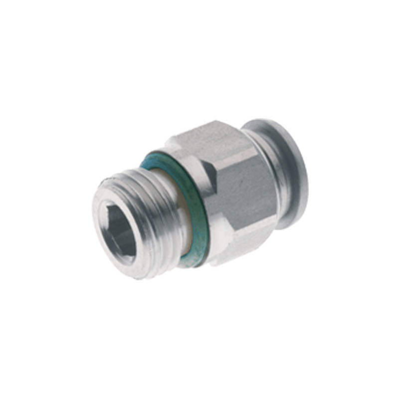 RACOR INOX 12 X 1/2 CILINDRICO CON TORICA