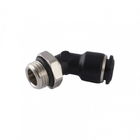 RACOR NEUMATICO CODO ORIENTABLE 45º 8 X 1/4 M
