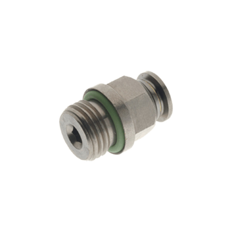RACOR RECTO MACHO CILINDRICO FKM 10 3/8
