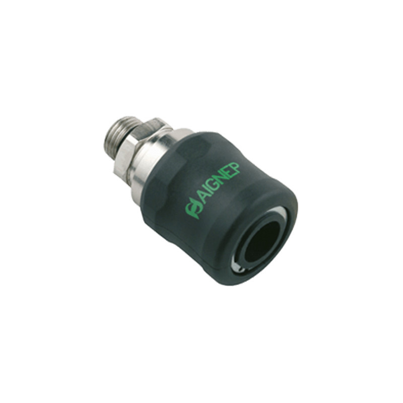 ENCHUFE SEGURIDAD MACHO B12 PORTAGOMA 3/8
