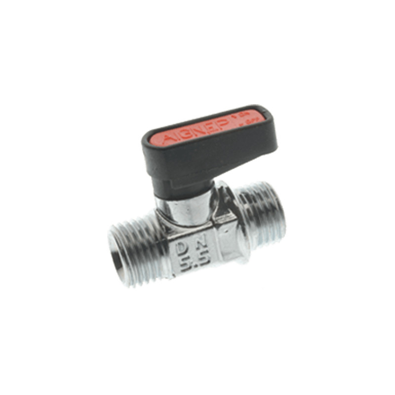 VALVULA BOLA MINI NEUMATICA 1/2 MM AIGNEP