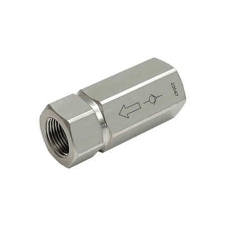 VALVULA UNIDIRECCIONAL INOX H H