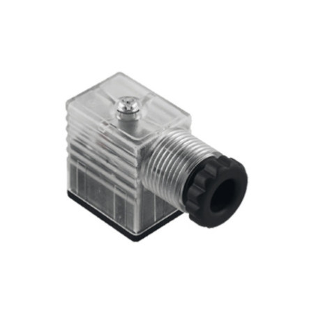 CONECTOR TRANSPARENTE LED+VDR 24V TAMAÑO 22