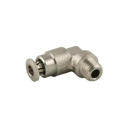 CODO NEUMATICO GIRATORIO MACHO CONICO 6 M8X1 INOX
