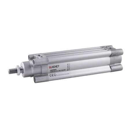 CILINDRO AIGNEP LH 32X80 JUNTA TECNOPOLIMERO ALIMENTARIO  ISO 15552 DOBLE EFECTO MAGNETICO AMORTIGUADO